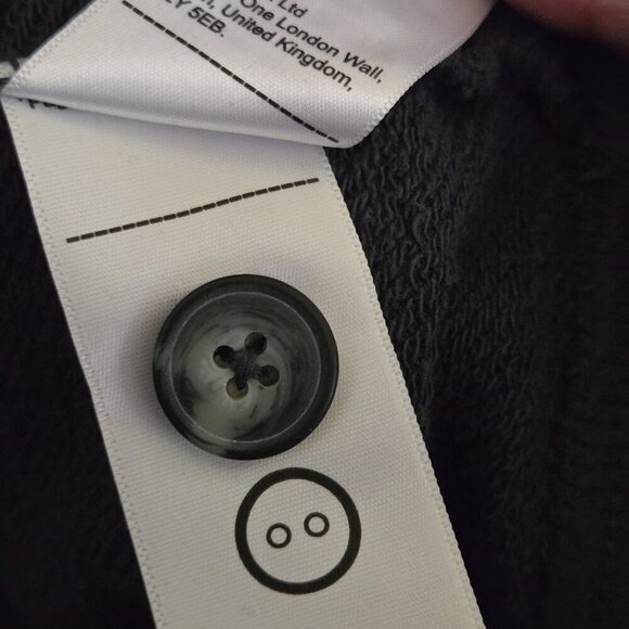 Untuckit Tosin Shawl Collar Button Front Jacket Navy Size XXL - Picture 6 of 6